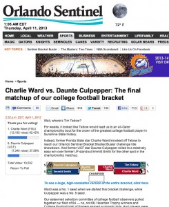 Orlando Sentinel bracket final